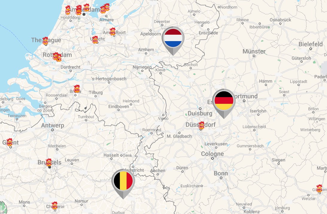 HFC ALL BRANCHES MAP WITH FLAGS HFC NEW LOGO ALL 18 08 2022